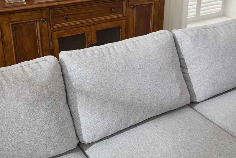 Fabric 3 Seater Couch With 2 USB, Comfortable Sectional Couches And Sofas For Living Room Bedroom Office Small Space, Easy Assembly & Comfy Cushion Cannot Be Sold On Temu